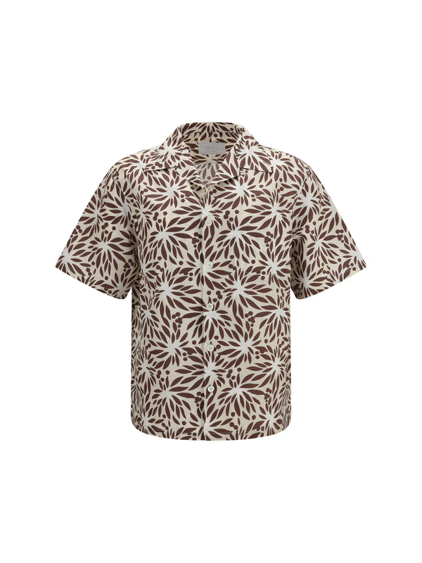 Prada 100% cotton shirt in brown