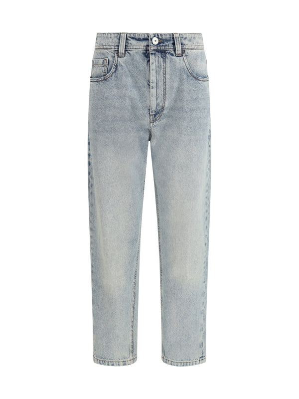 Brunello Cucinelli 100% Cotton jeans in gray