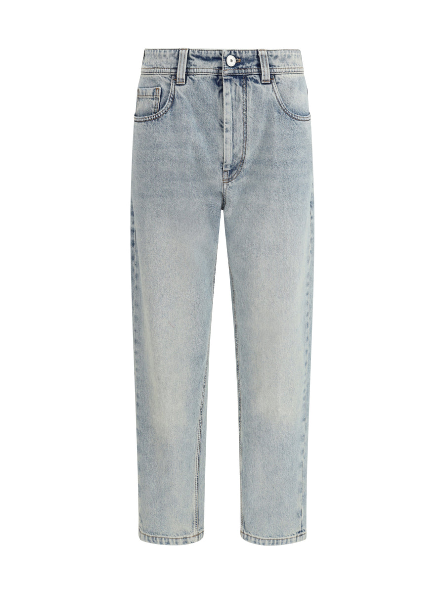 Brunello Cucinelli 100% Cotton jeans in gray