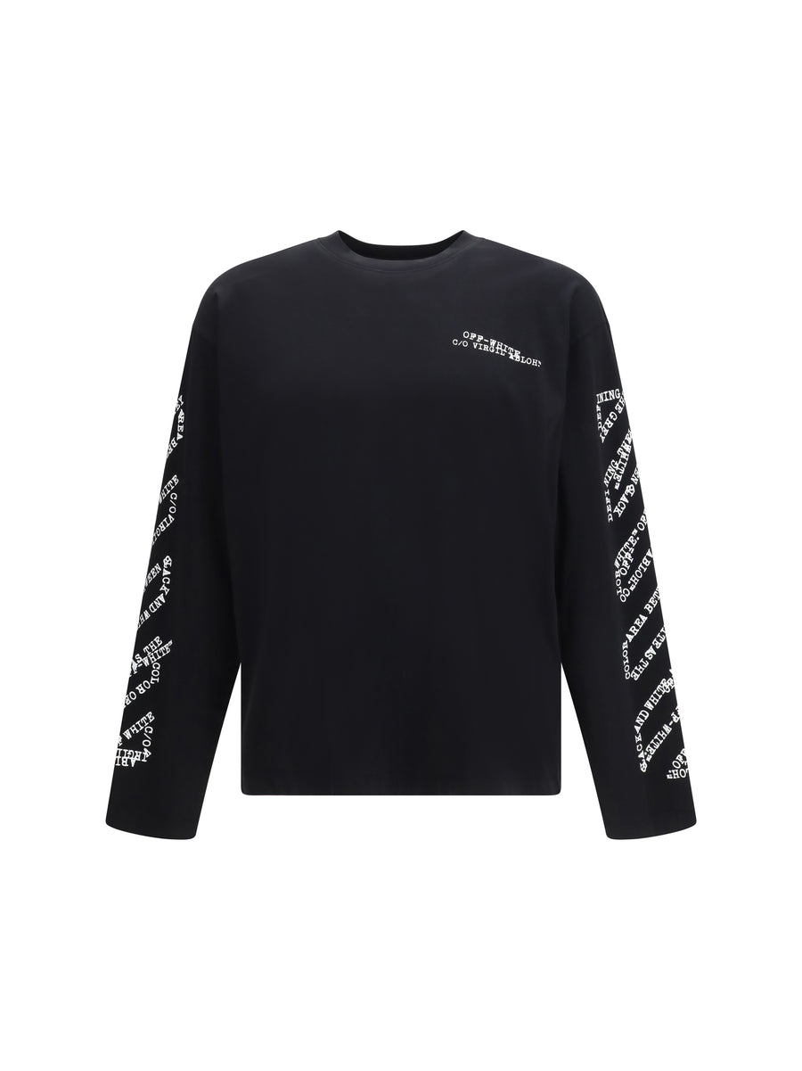 Off-White 100% Cotton t-shirt in black