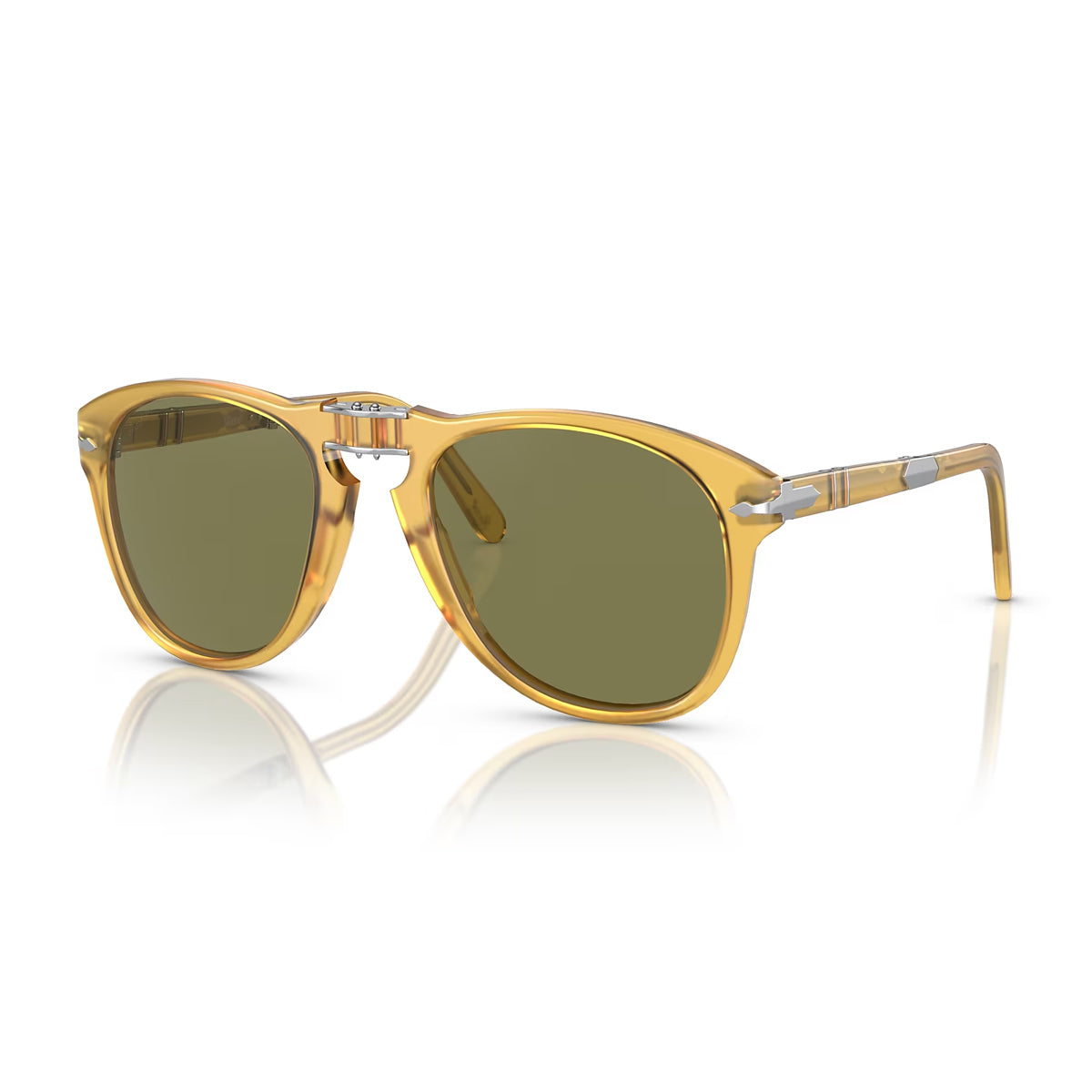 PO714SM 204-P1 Beige Celluloid Occhiali Sole