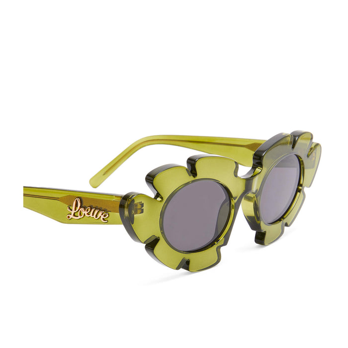 LW40088U 93a Verde Acetate Occhiali Sole