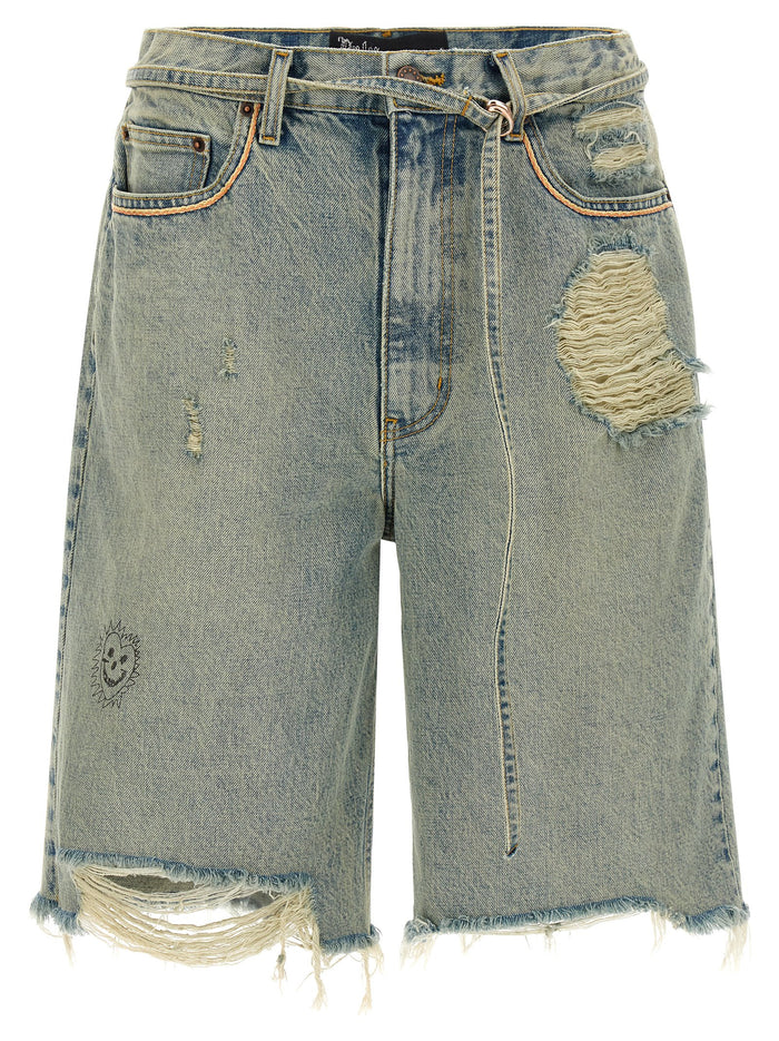 Good Times bermuda shorts Light Blue Cotton Bermuda