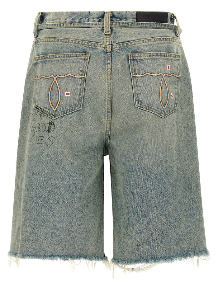 Good Times bermuda shorts Light Blue Cotton Bermuda