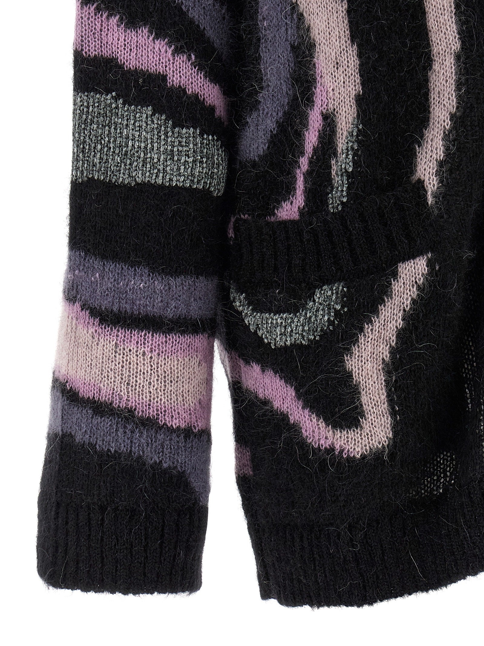 Marmo cardigan Black Mohair Wool Polyamide Vi Sweater, Cardigans