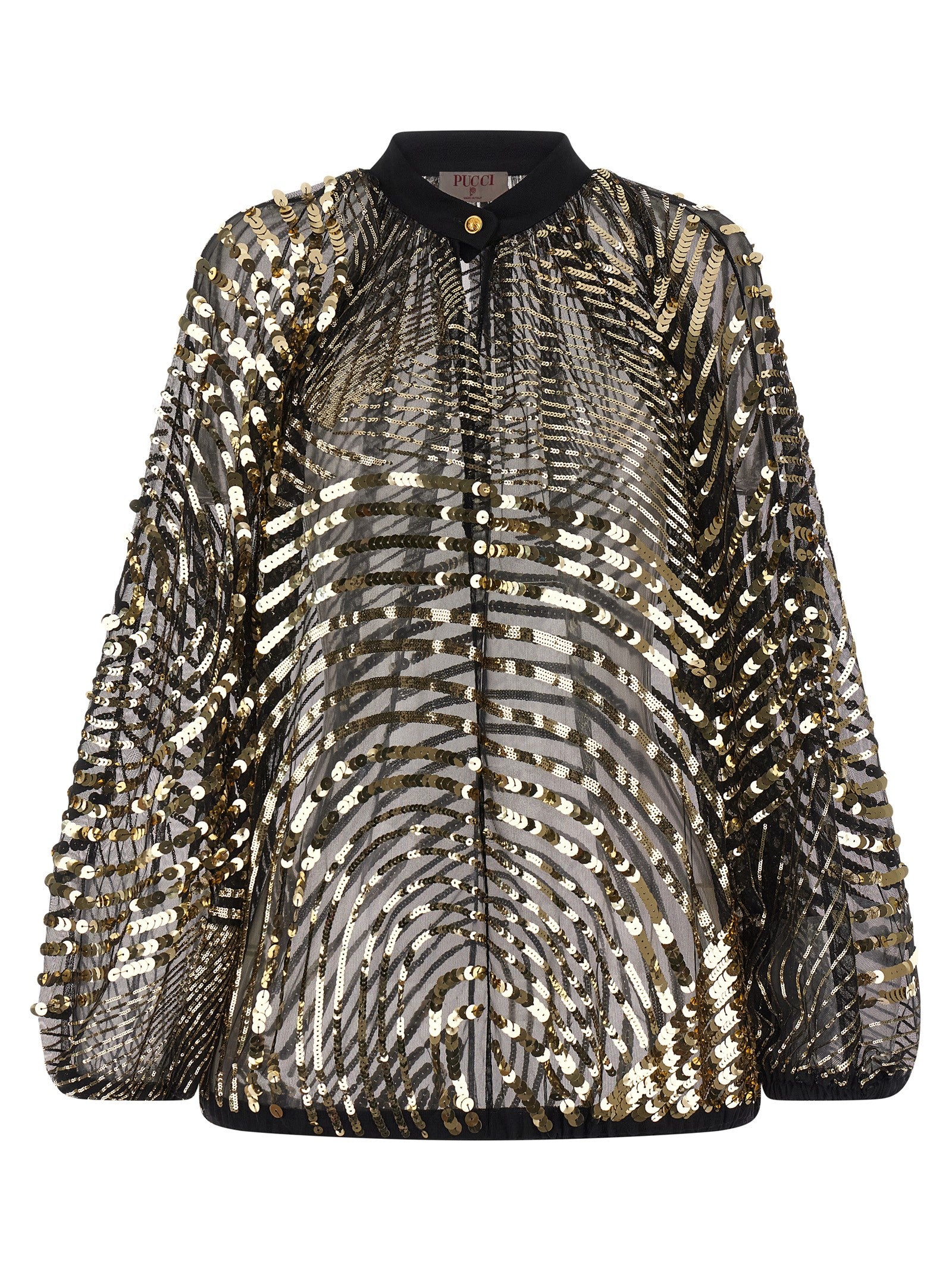 Iride blouse Black Polyamide Shirt