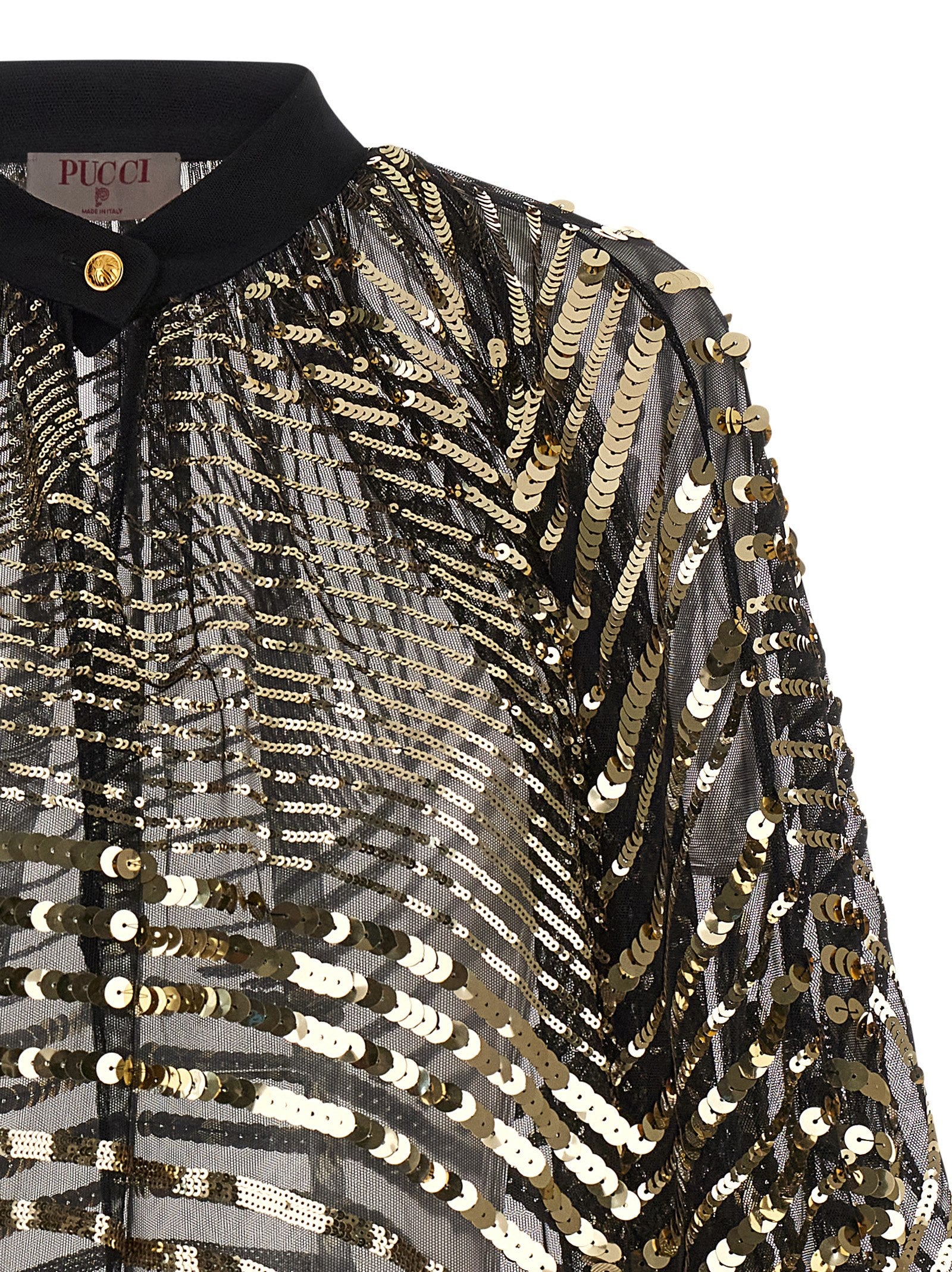 Iride blouse Black Polyamide Shirt