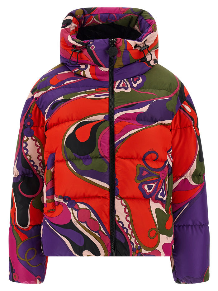 Orchidee down jacket Multicolor Polyamide Jacket, Parka, Casual
