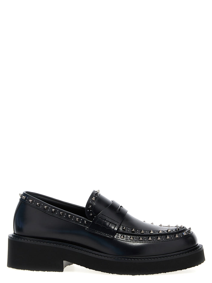 Valentino Garavani Gentleglam loafers Black Calfskin Leather (bos Taurus)