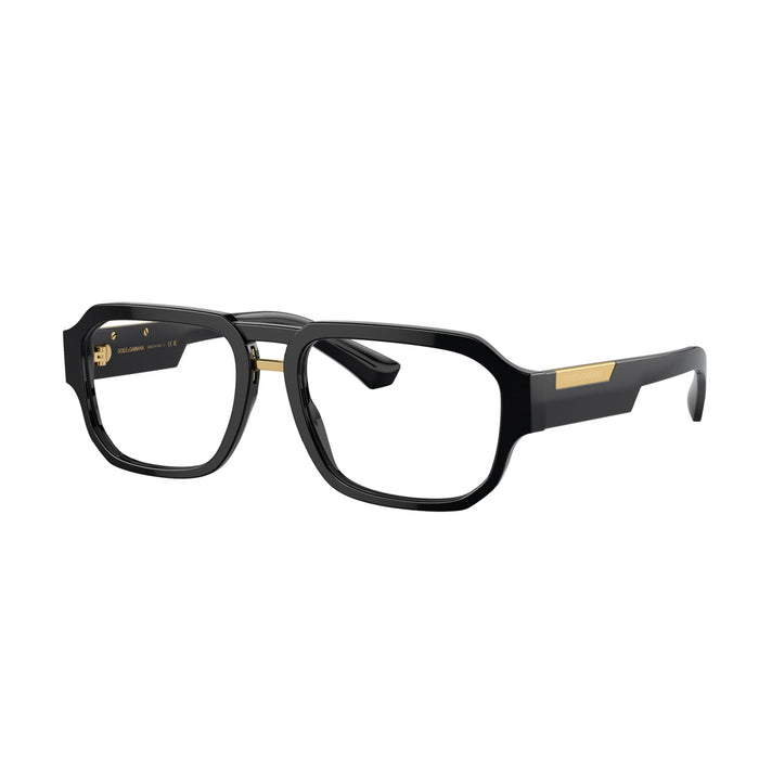 DG3389 LINEA MIRROR LOGO 501 Black Nero Acetate Occhiali Vista