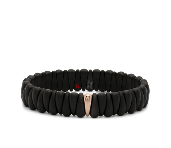 Roberto Demeglio 18kt Rose Gold 100% bracelet in black