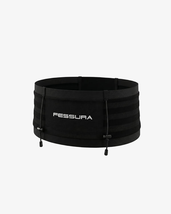Fessura Italia Nylon compression fabric belt in black