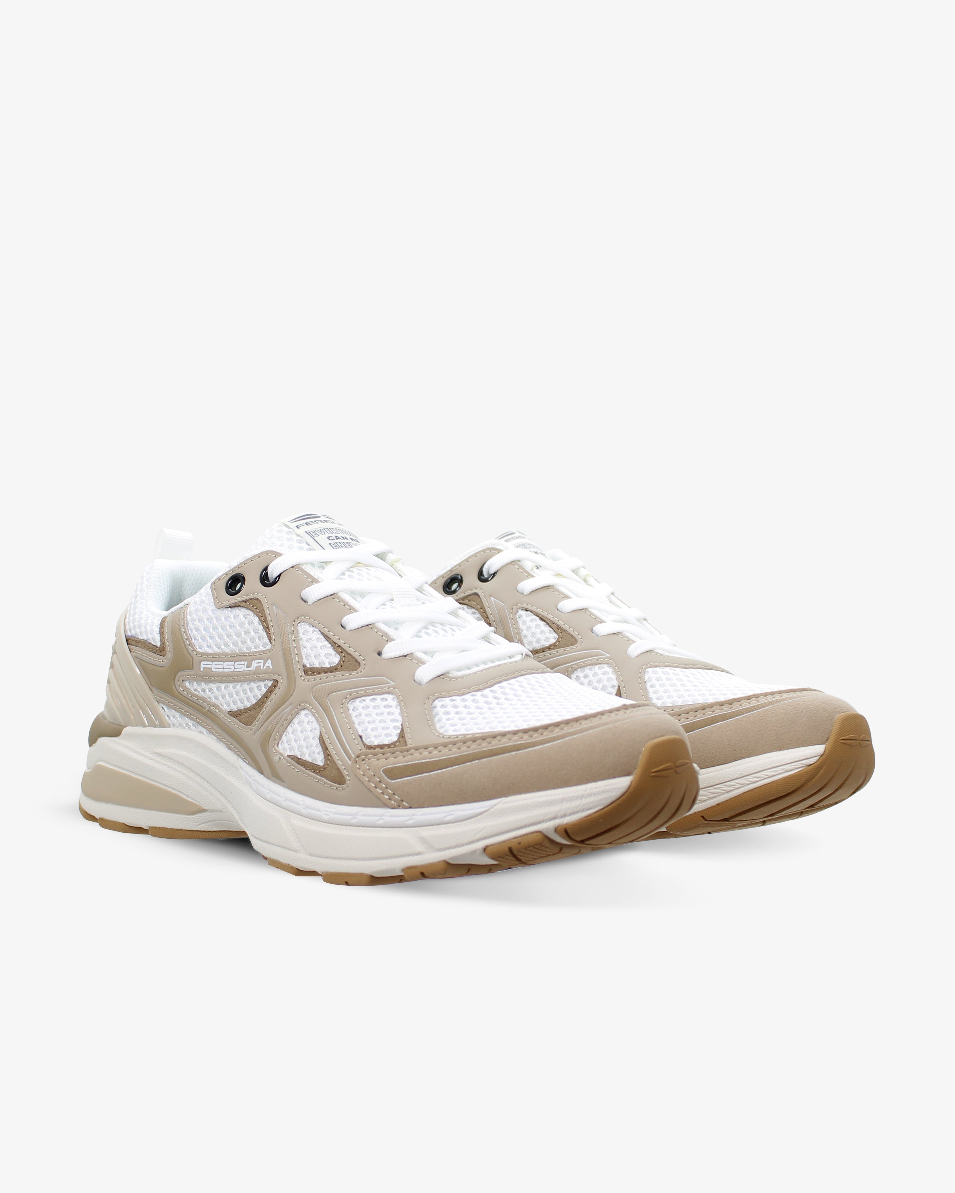 City 01 05 Sand-white Everyday Sneakers