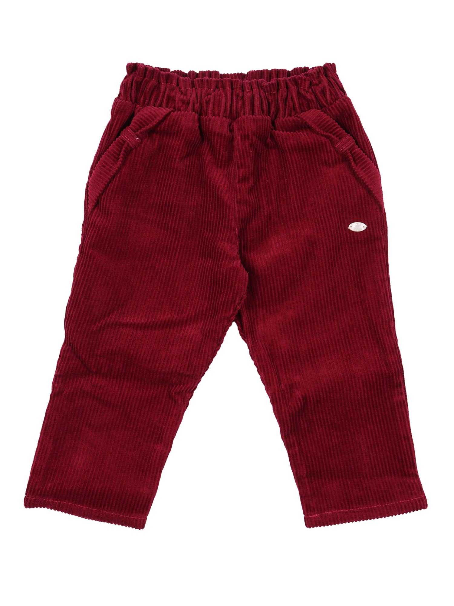 Pants Red Cotton Linig