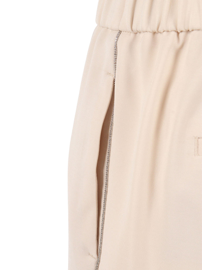 WOMAN TROUSERS Beige Pant