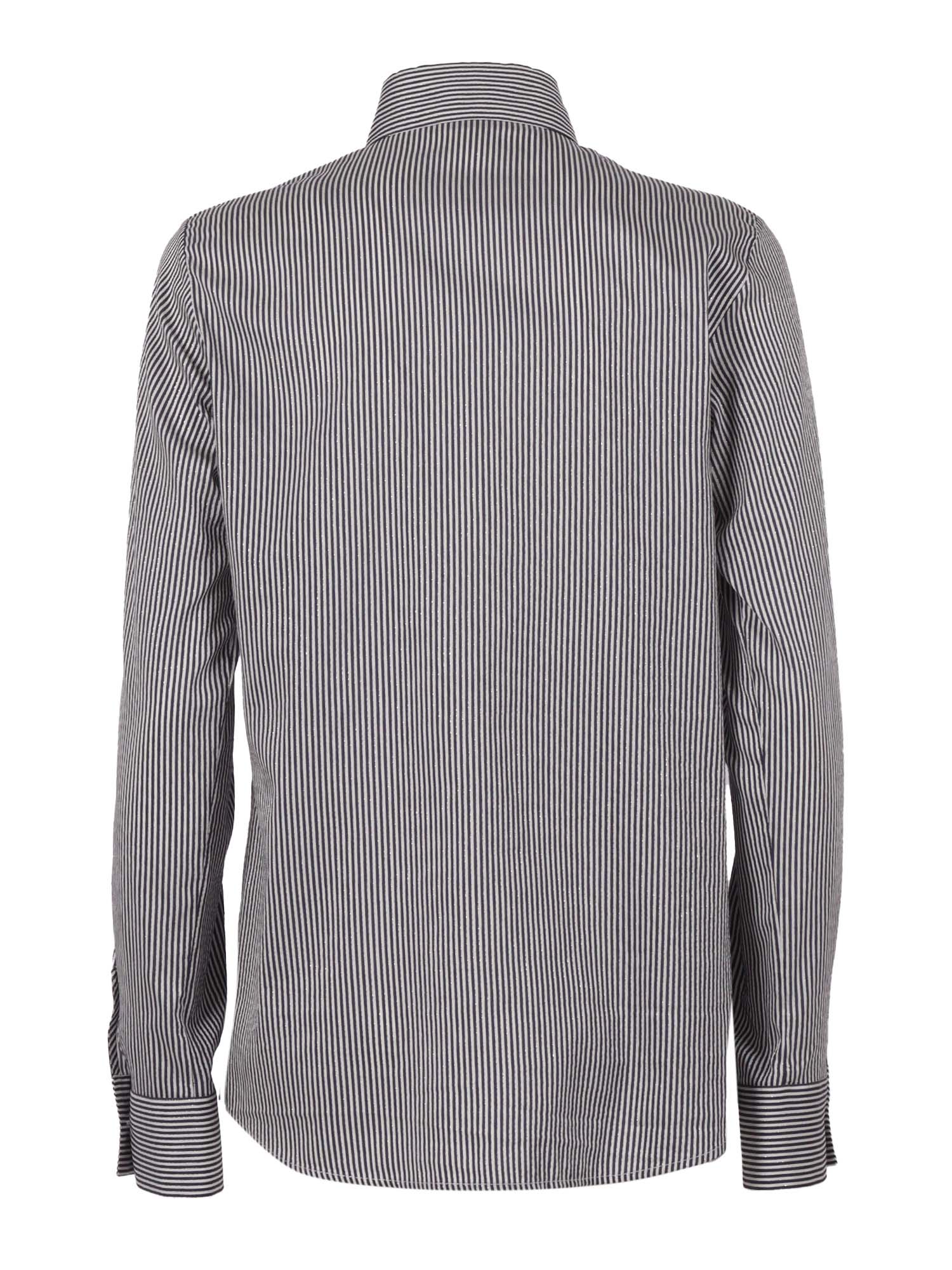 Striped Shirt Mod. Mari B Blue