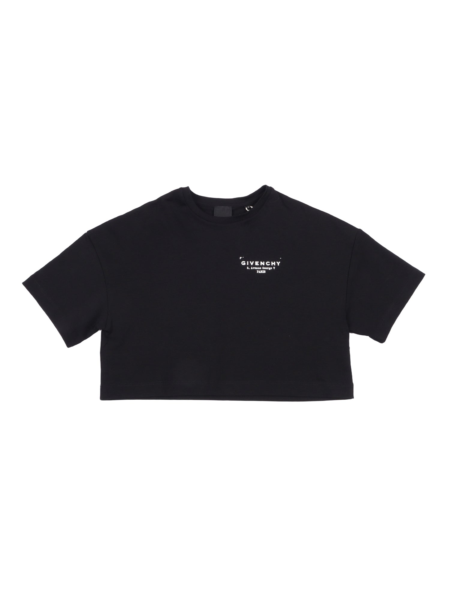 T-SHIRT Black Cotton Short Sleeves