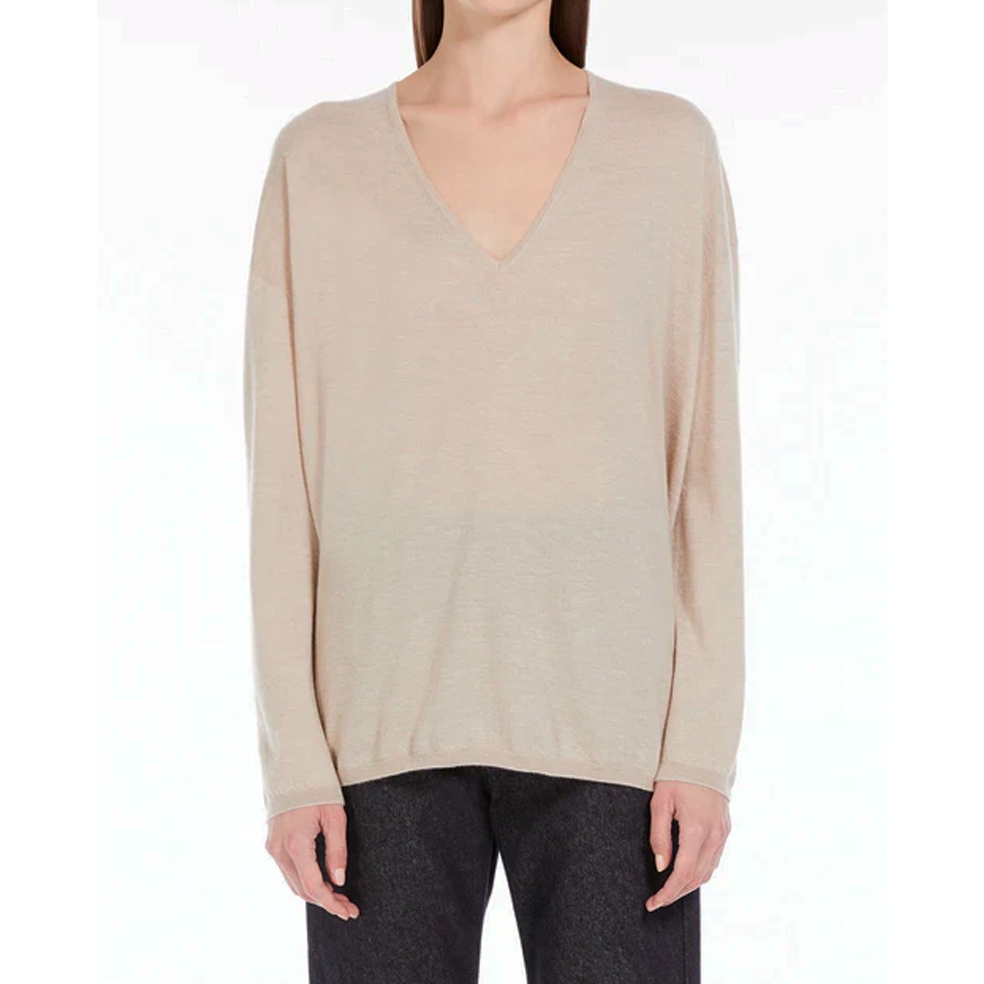 Freccia Jumper Beige Cashmere