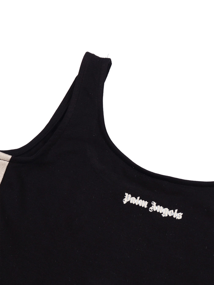 Track Body Girl Black Top &