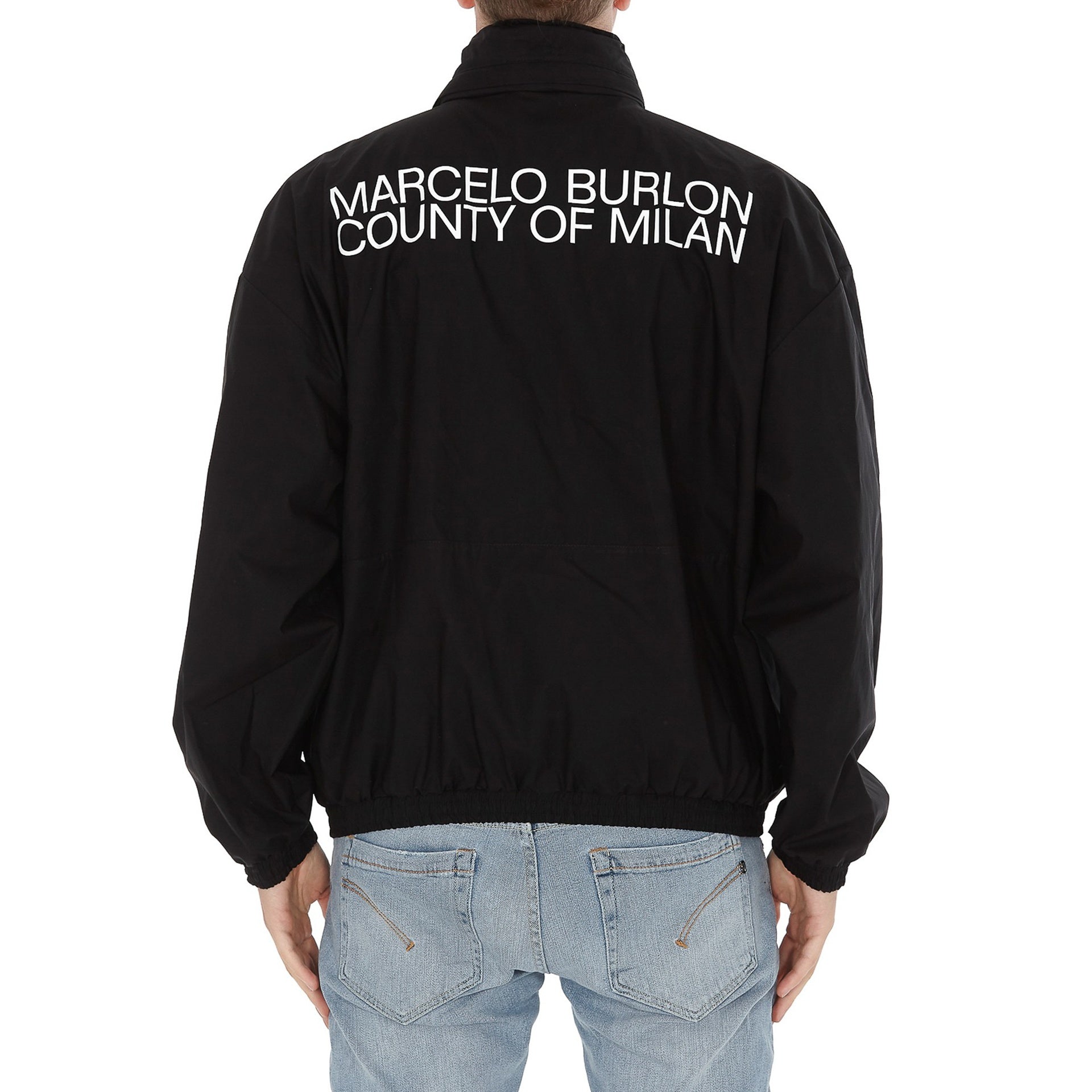 County Of Milan Cotton Jacket Black Polyurethane