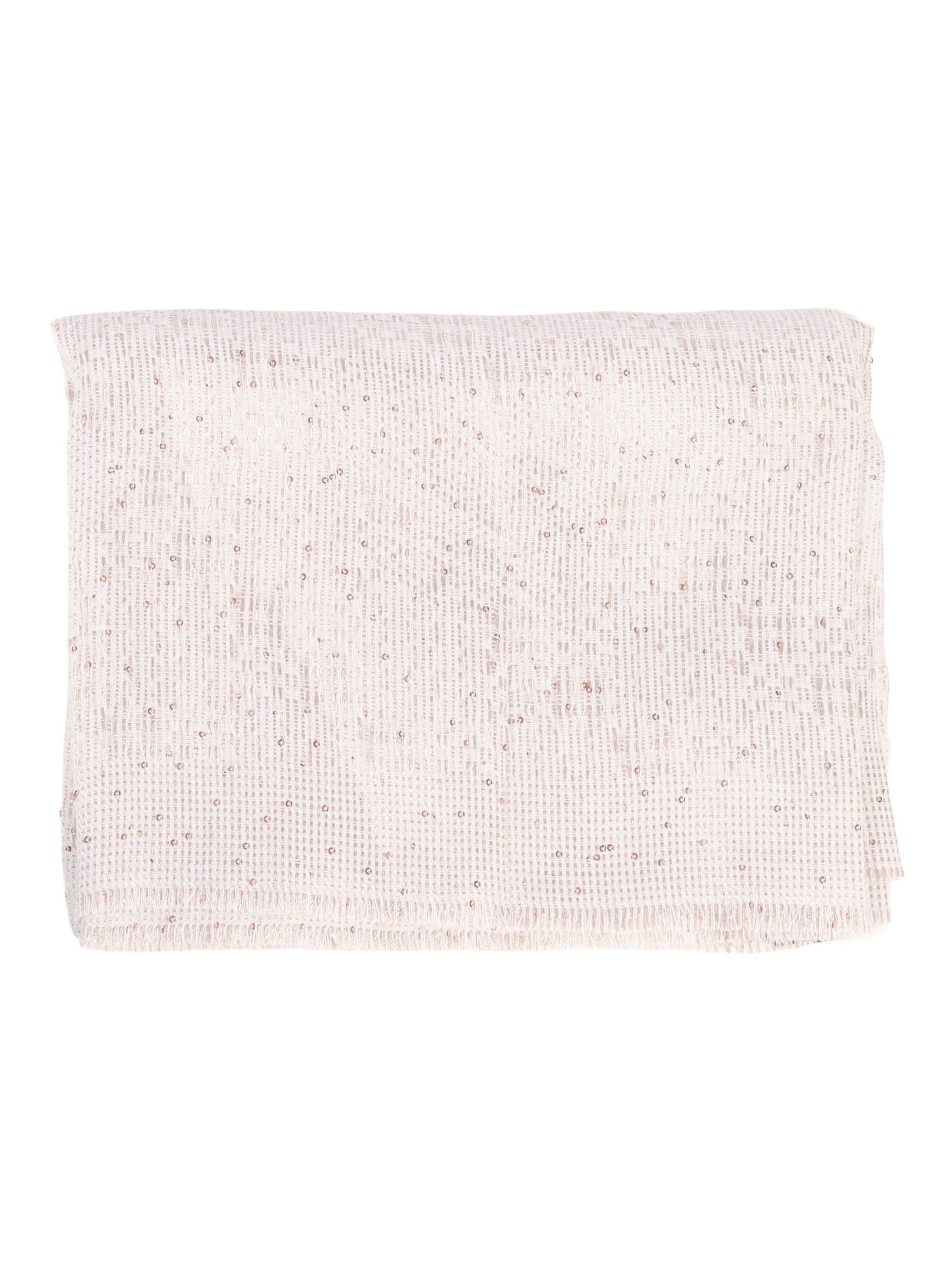 STOLE White Polyester Viscose Modal Cape
