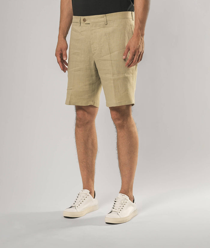 Hemp Shorts Mustique Beige