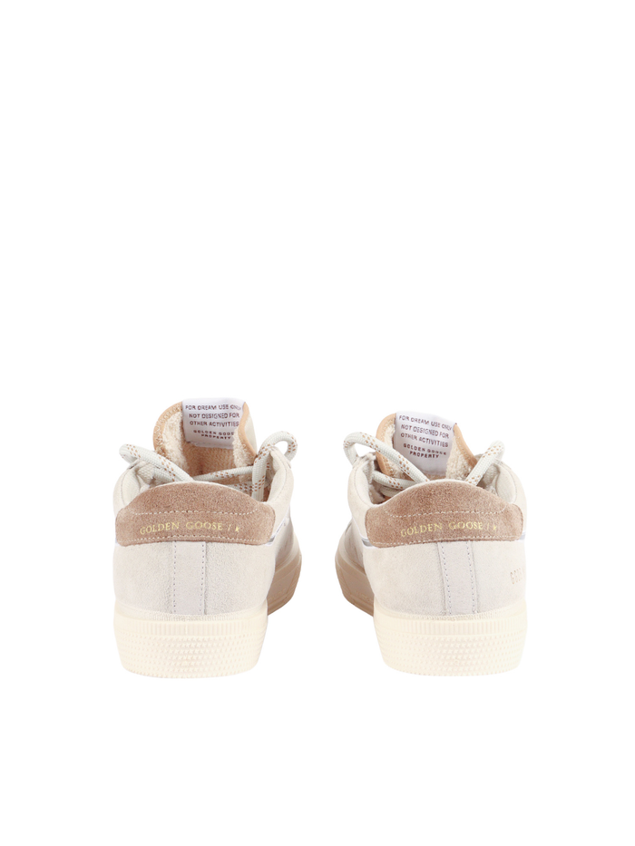May Suede Upper Toe And Heel Nylon Vamp Tongue Leather Star Grey Kid Sneaker