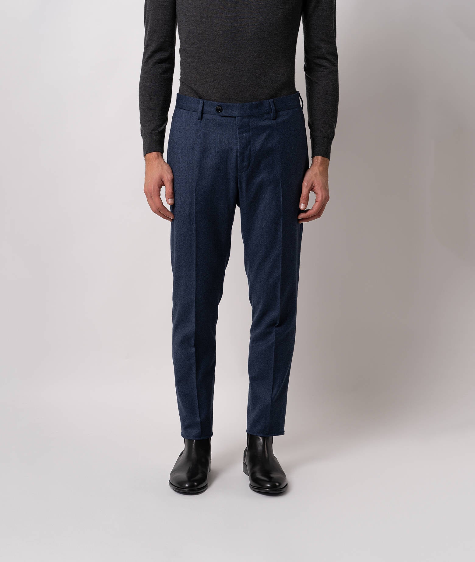 Wool Trousers Courchevel Navy Sportswear