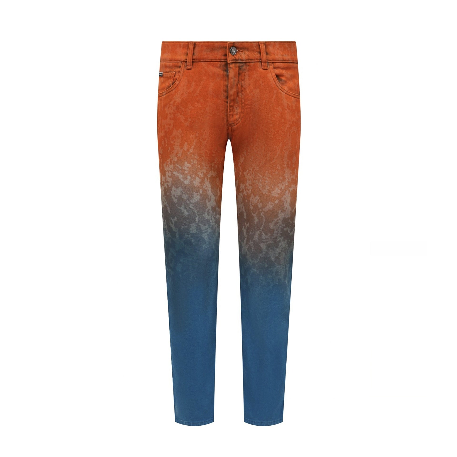 Cotton Denim Jeans Blue Elastane