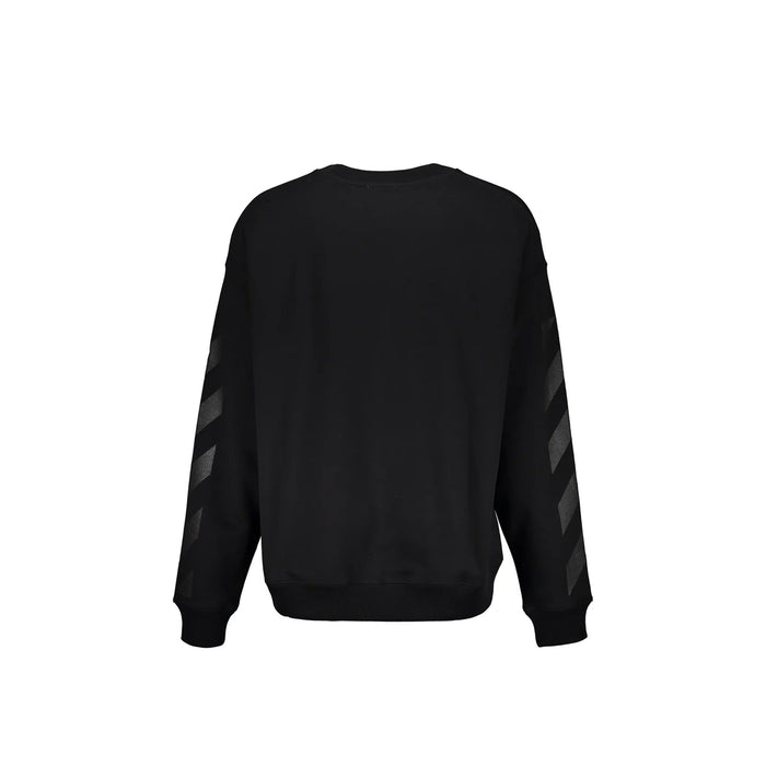 Off-White Logo Sweatshirt Black Cotton
