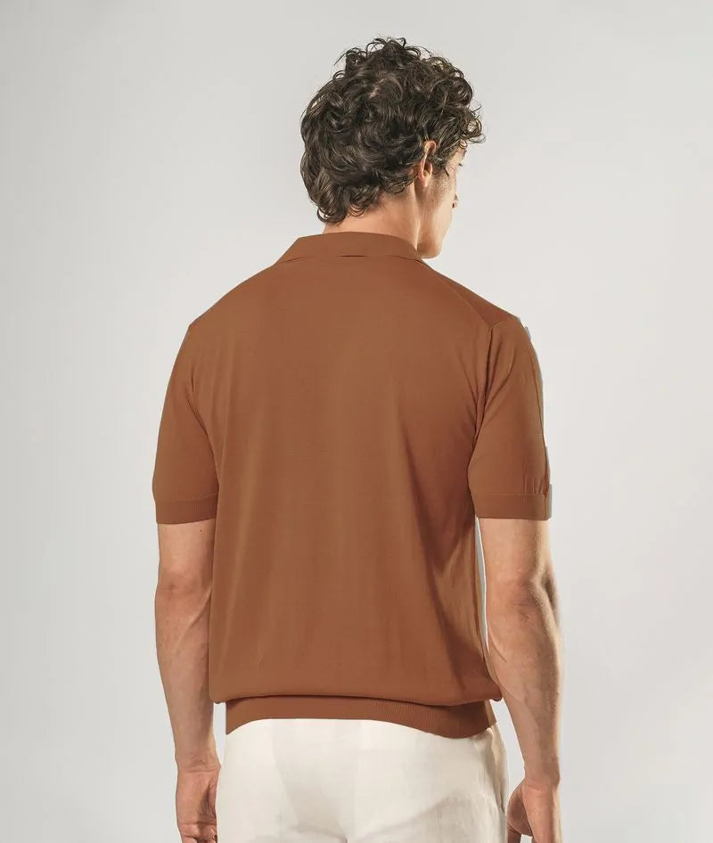 Silk Polo Tulum Ivory Basic Light Kintwear
