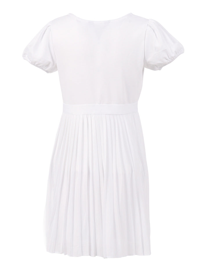 KNIT-A LINE-DRESSES White Dress