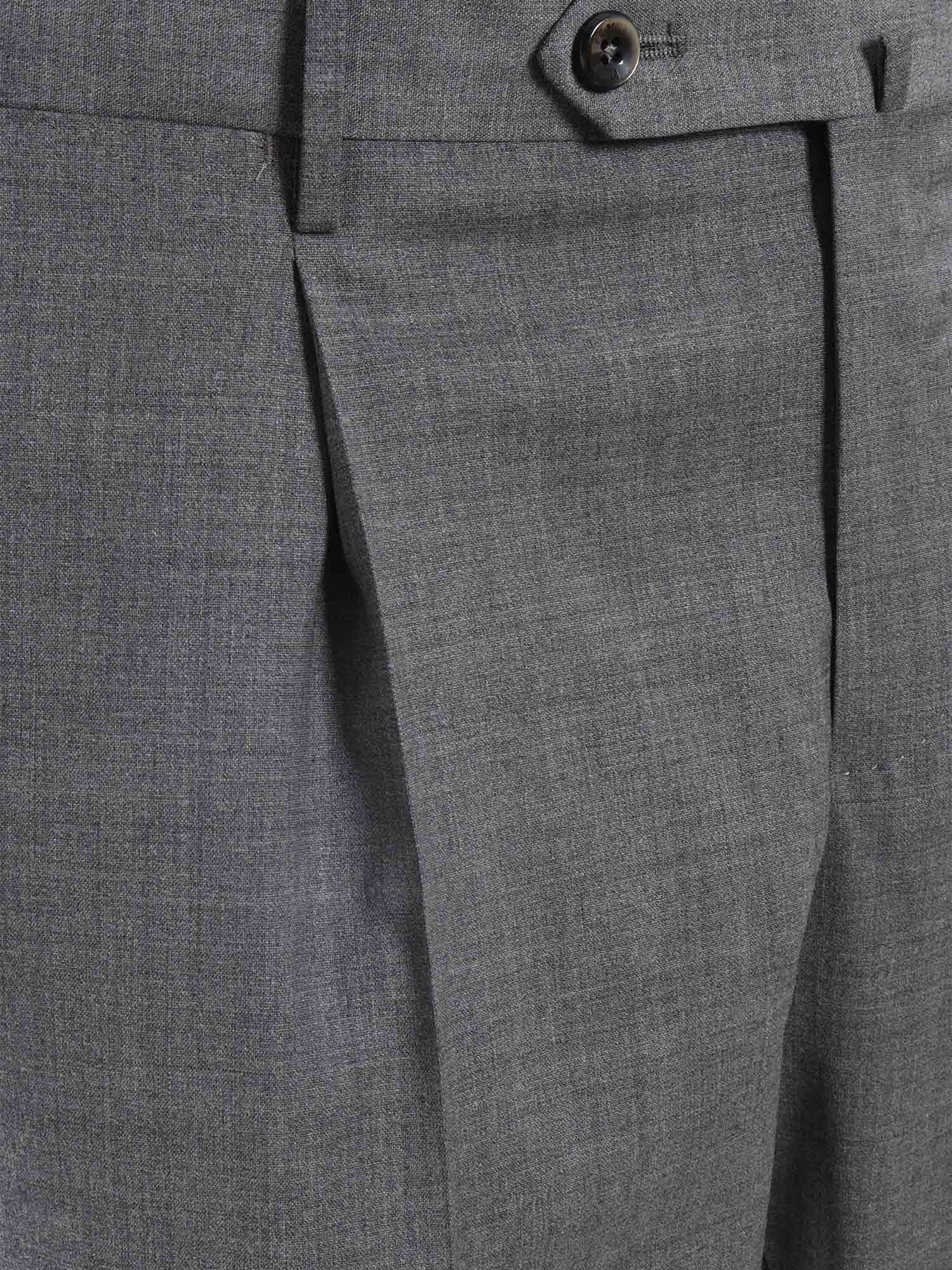 Super slim pants Grey Polyester Wool Elastane