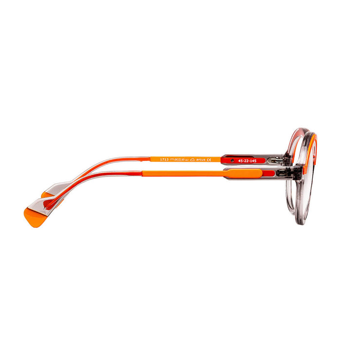 Matttew Arcus 1713 Grigio Cristallo Arancione Acetate/ Metal Occhiali Da Vista