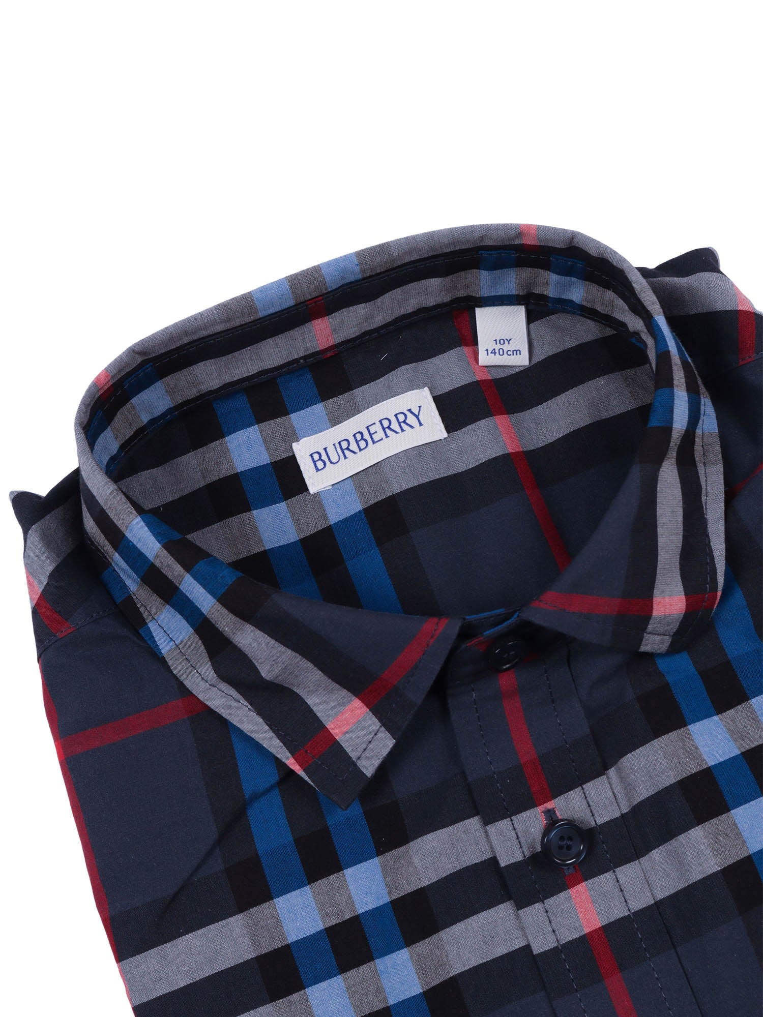 Kid Boy Shirts Blue Cotton