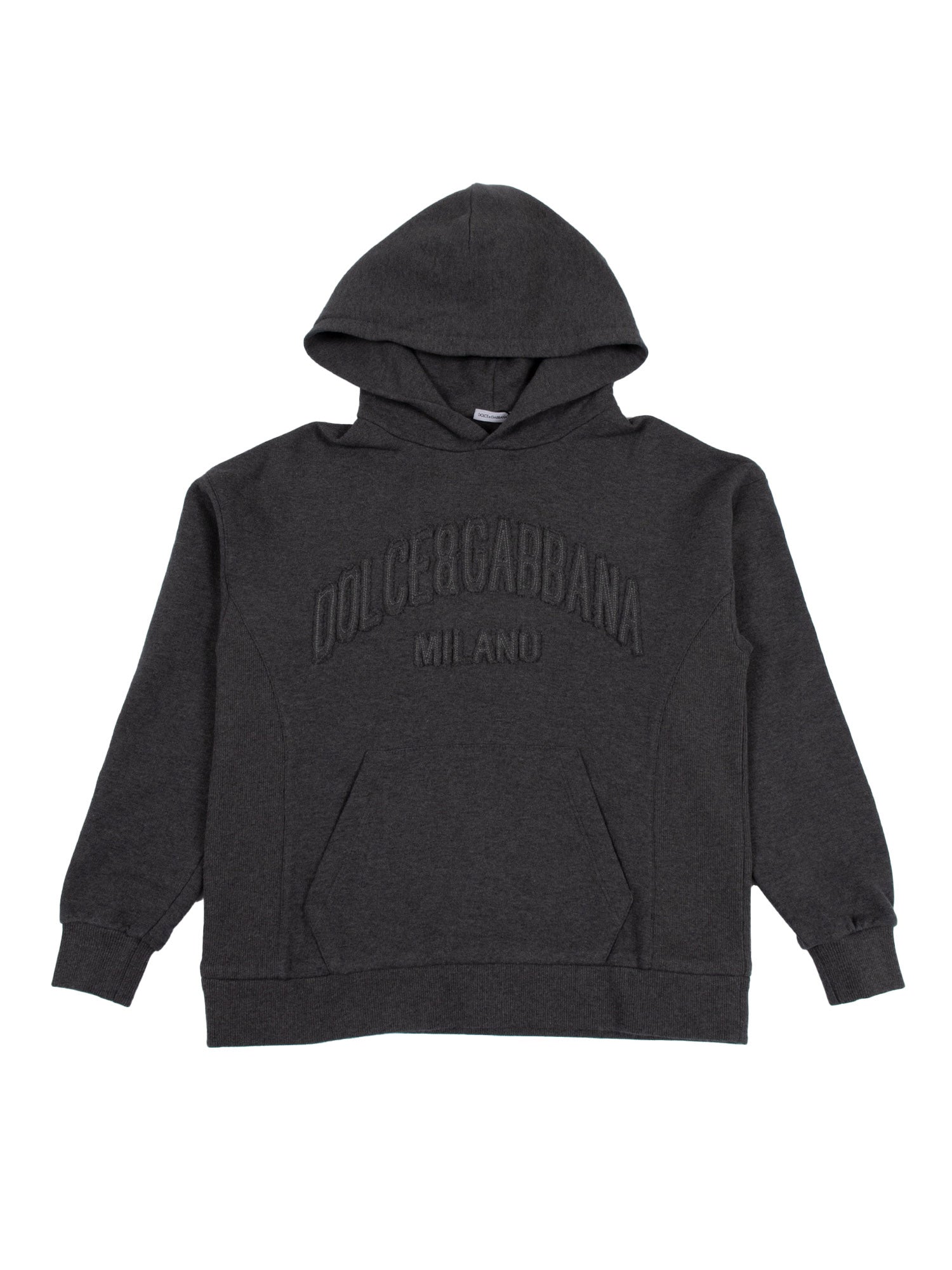Hooded Sweatshirt Grey Cotton Lining