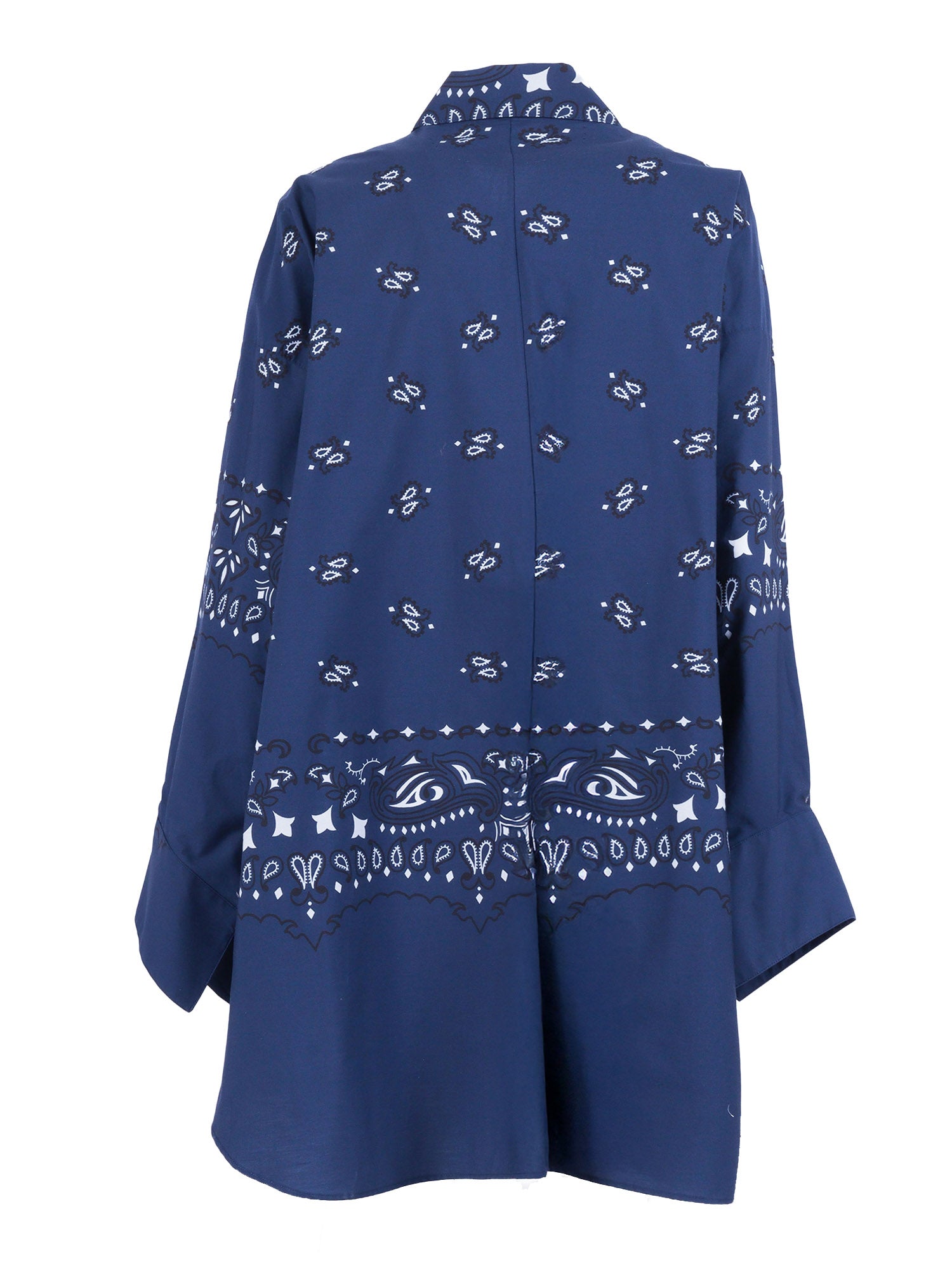 Blu Patterned Shirt Blue