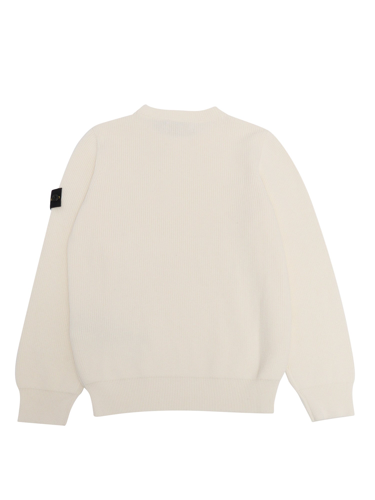 SWEATER White Cotton Crewneck