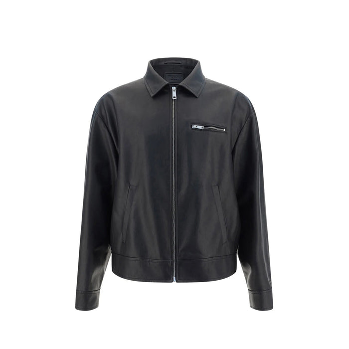 Leather Jacket Black Lamb