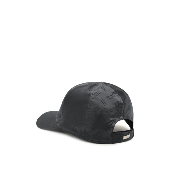 Herno Logo Baseball Cap Black Polyamide