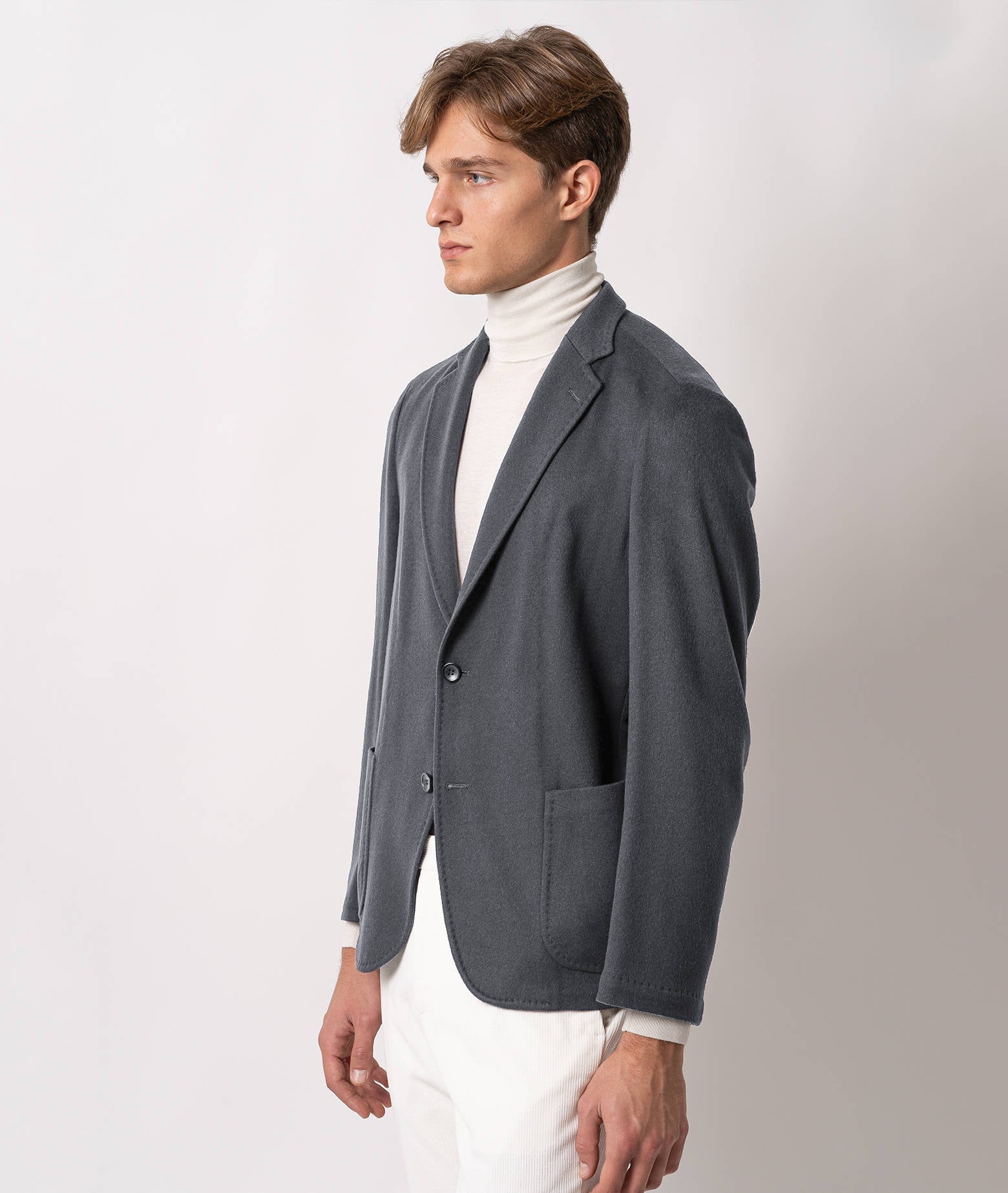 Deconstructed Cashmere Blazer Toronto Brown Jacket