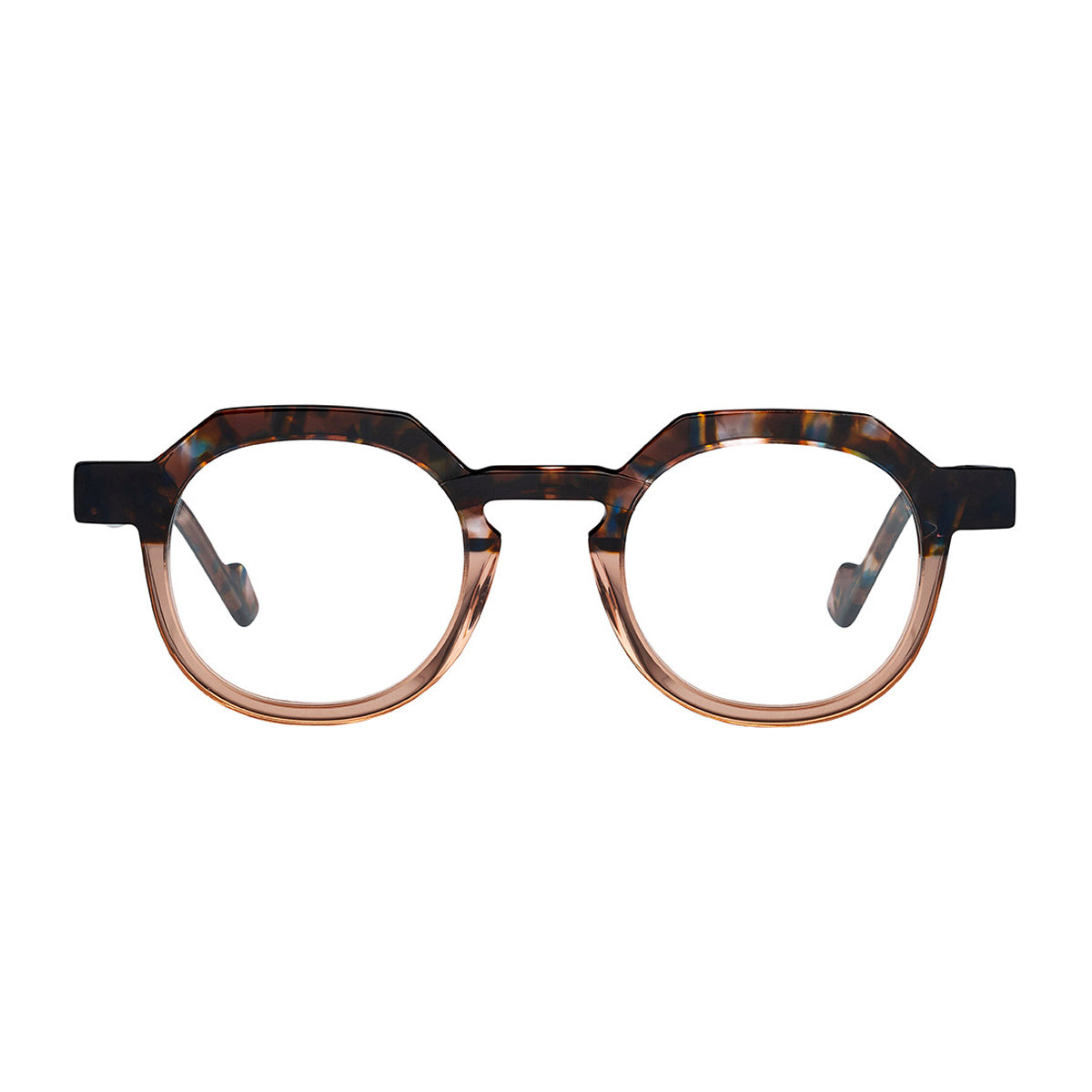 Matttew Beatles 1184 Marrone Beige Crystal Acetate Occhiali Da Vista