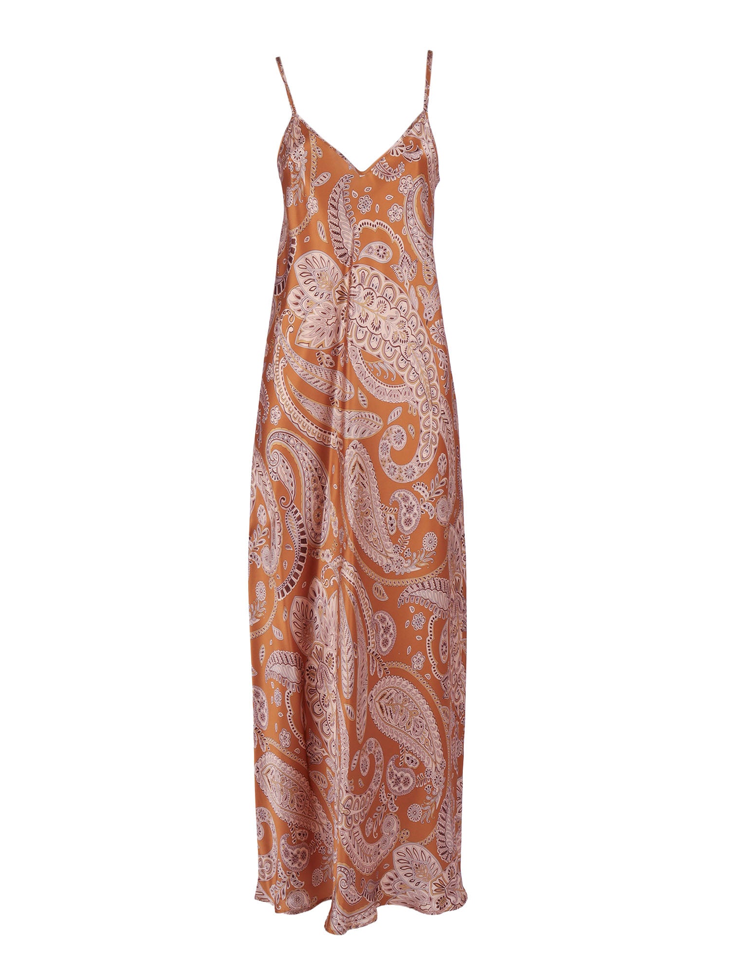 Dress Beige Silk Midi