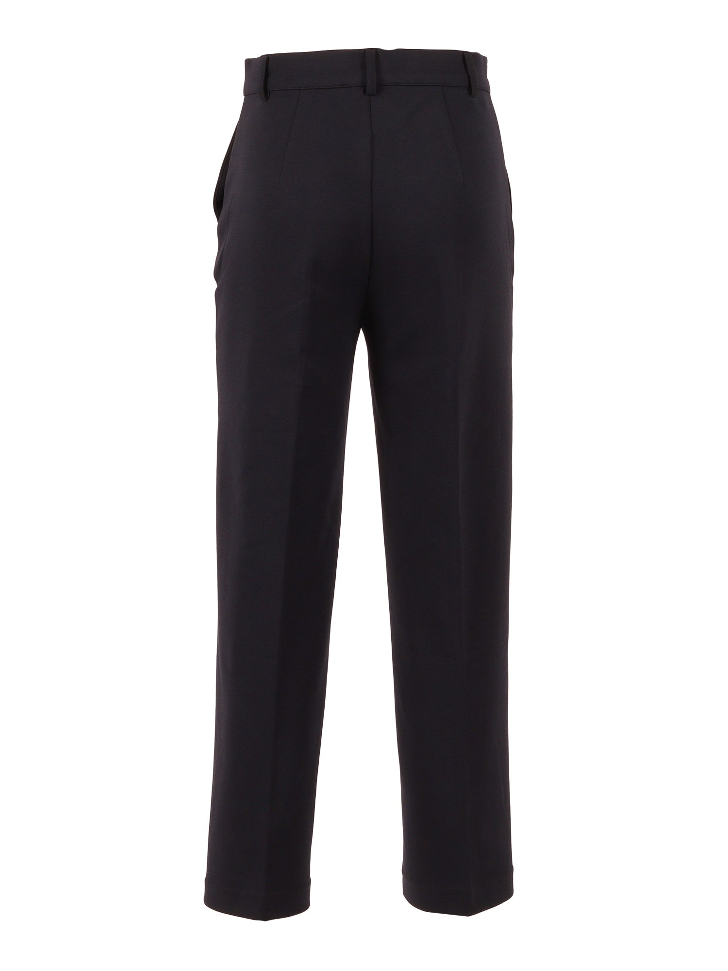 TROUSERS Blue Cotton Polyester Pant