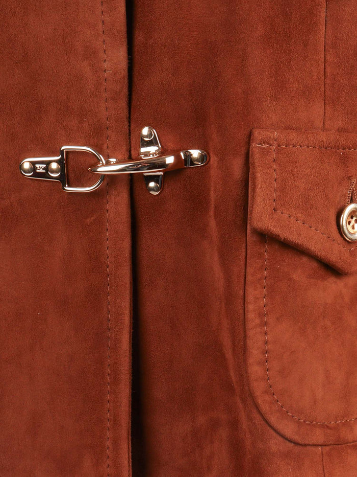 2 Ganci Crop Jacket Brown