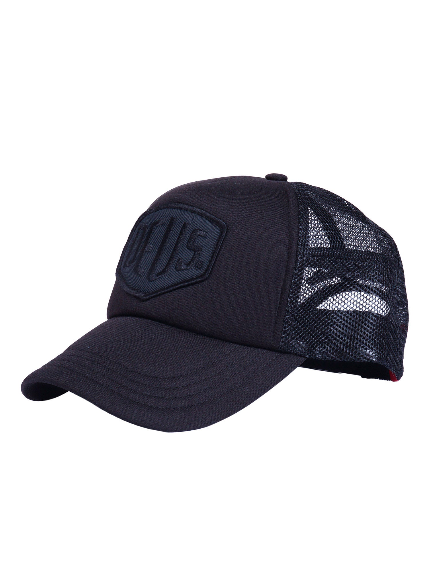 Baylands Trucker Black Polyester Lining Cotton Hat