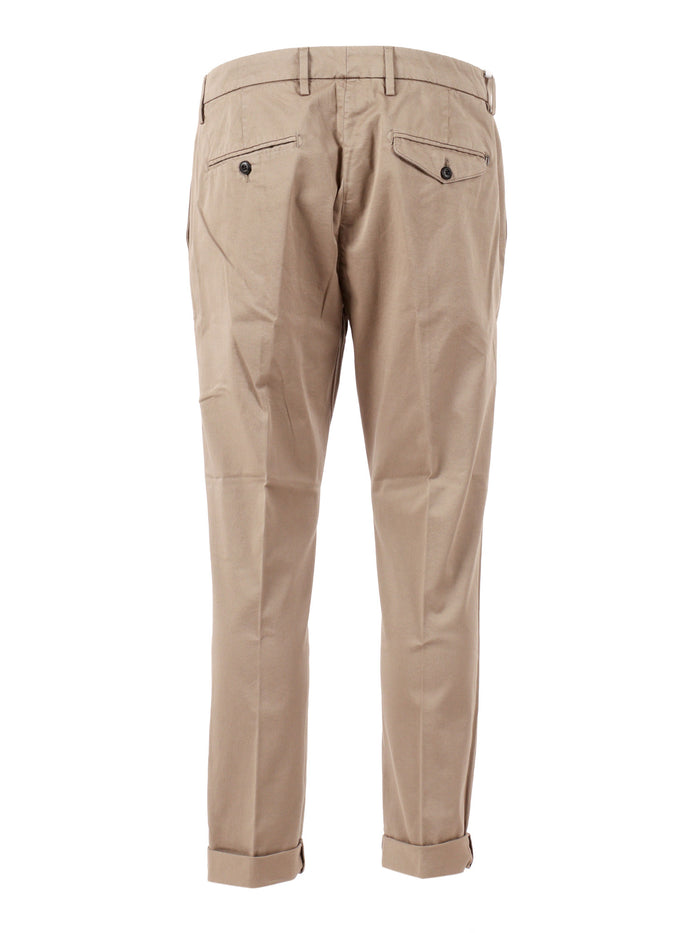 JOE PANTS Brown Cotton Elastan Jean