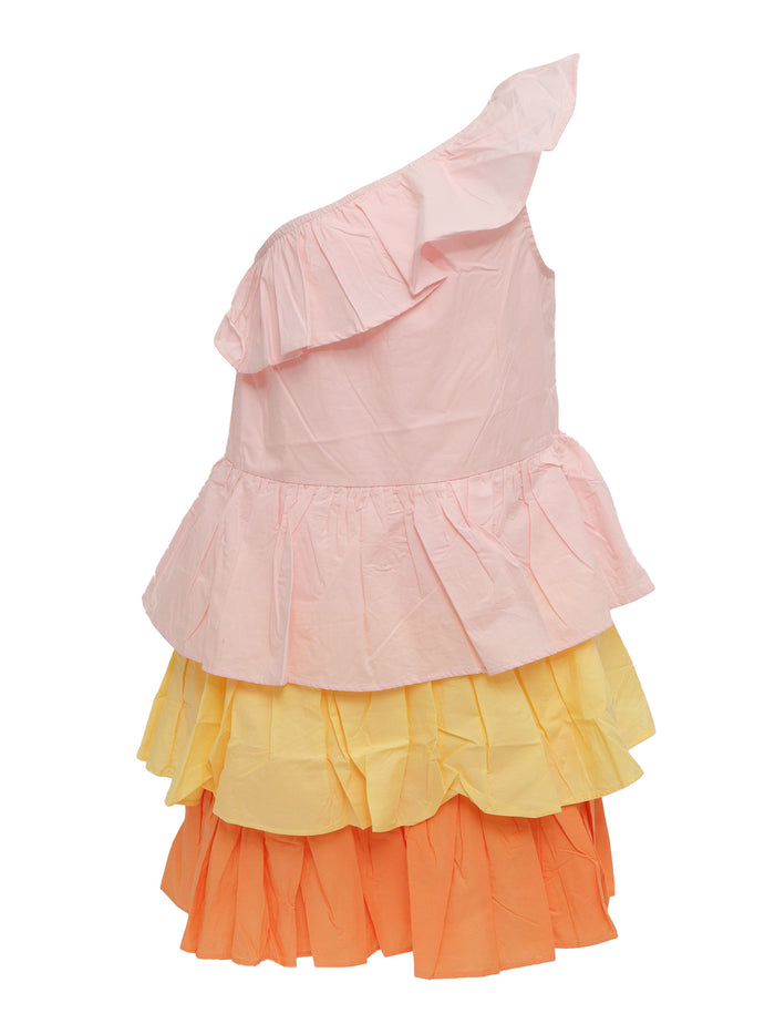 Cora Dress SS Pink Cotton Organic