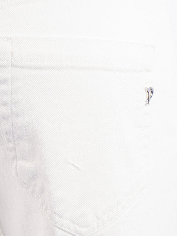 KOONS BOT GIOIE PANTS White Cotton Elastane Jean