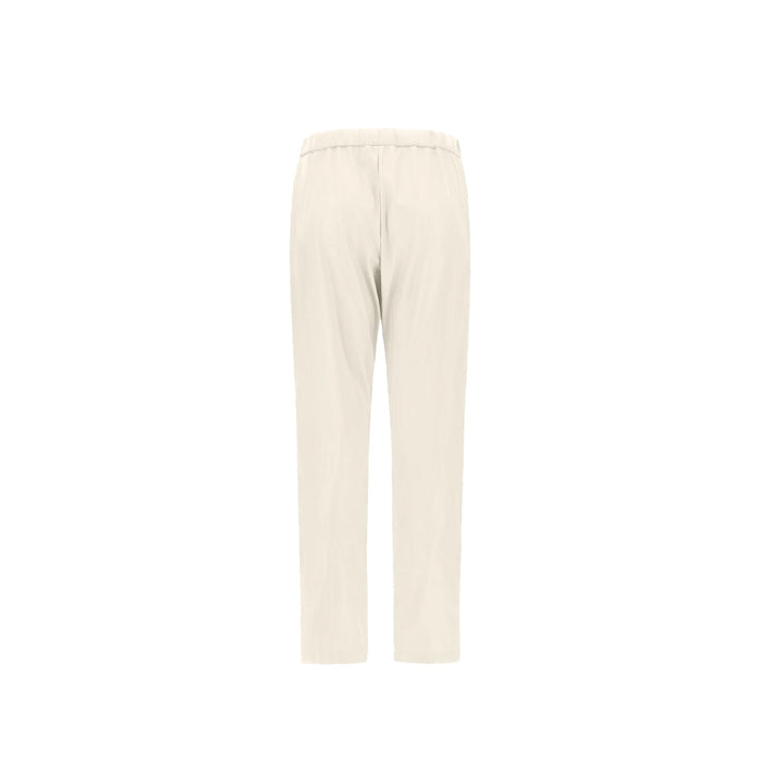 Herno Faux Leather Pants White Polyester